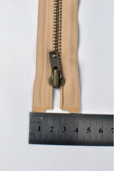 ZIP074 1號拉鏈  青古銅金屬拉鏈  單頭開尾拉鏈  不設單獨拉鍊訂購  正面照